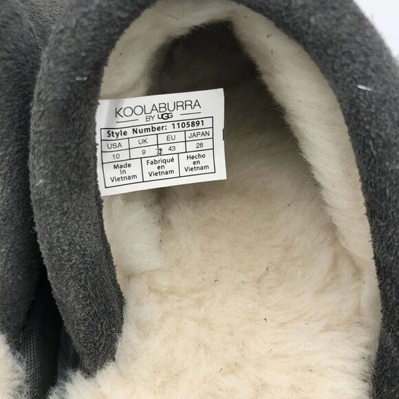 ~Koolaburra Bordon Grey Men’s Slipper Mule Shoes NWOB 10 - Picture 5 of 8